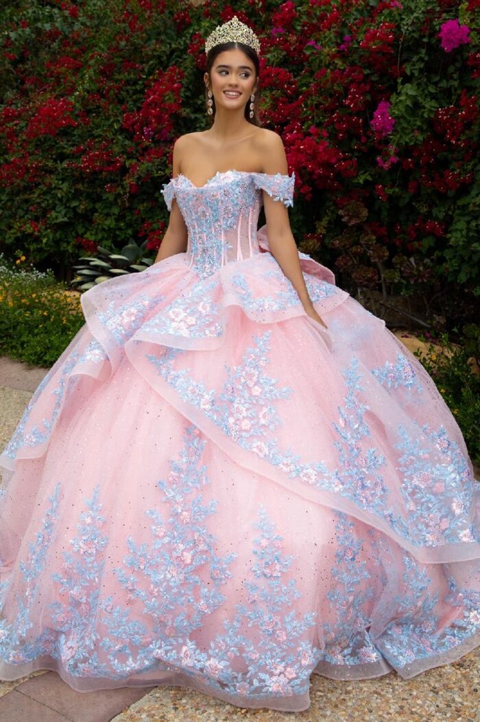 Vestido de Quinceañera Rosa