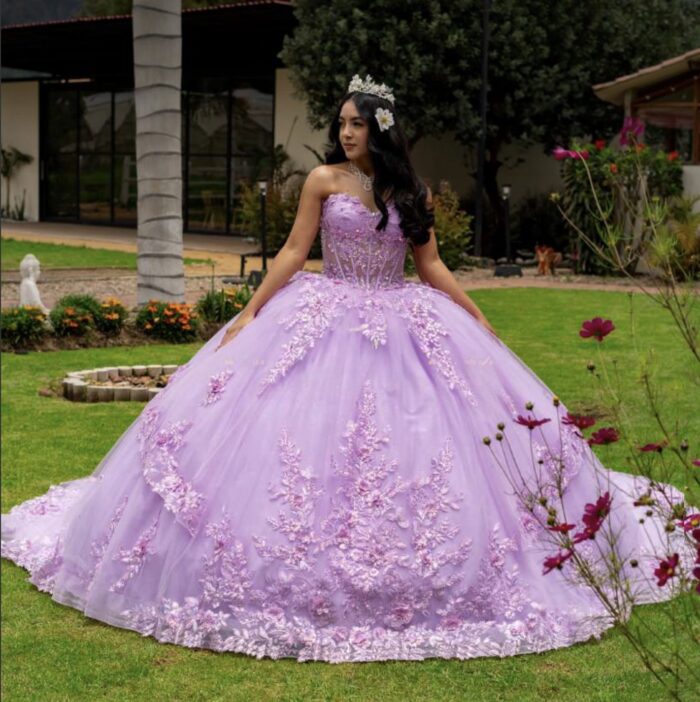 Vestido de quinceañera Lilac